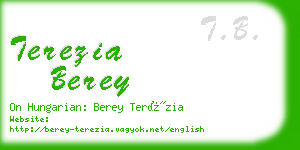 terezia berey business card